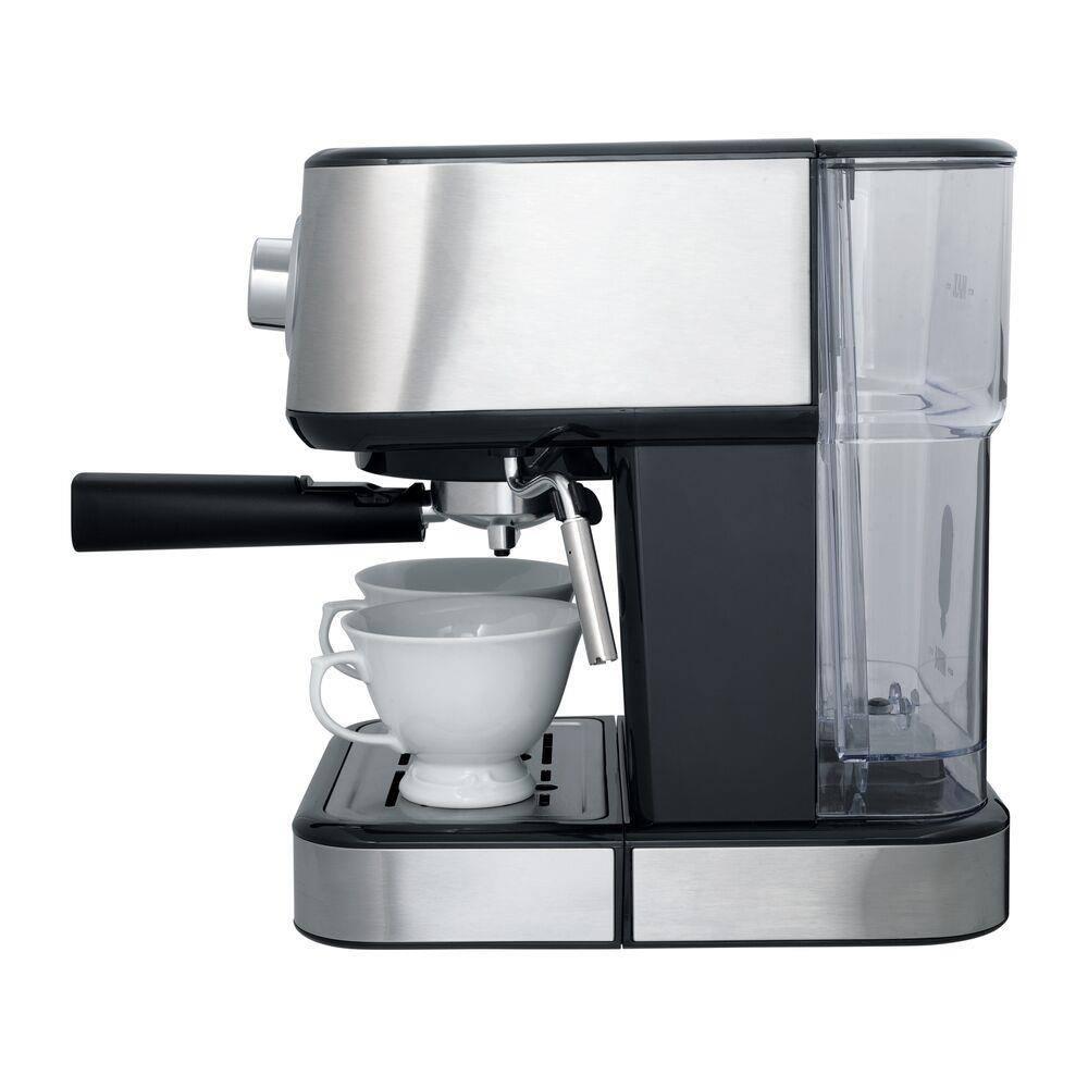 Cafeteira Espresso Black+Decker CE1100G Gourmand Gris 1100W Multifunções 1,5L Inox - 4
