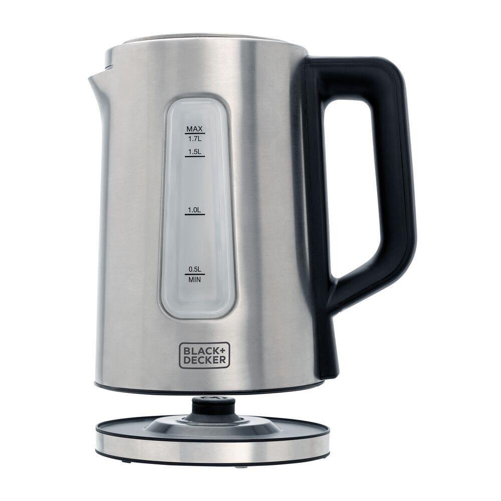 Chaleira Elétrica Black+Decker KEPG Gourmand Gris 1,7L Seletor de Temperatura LED Azul Inox - 5
