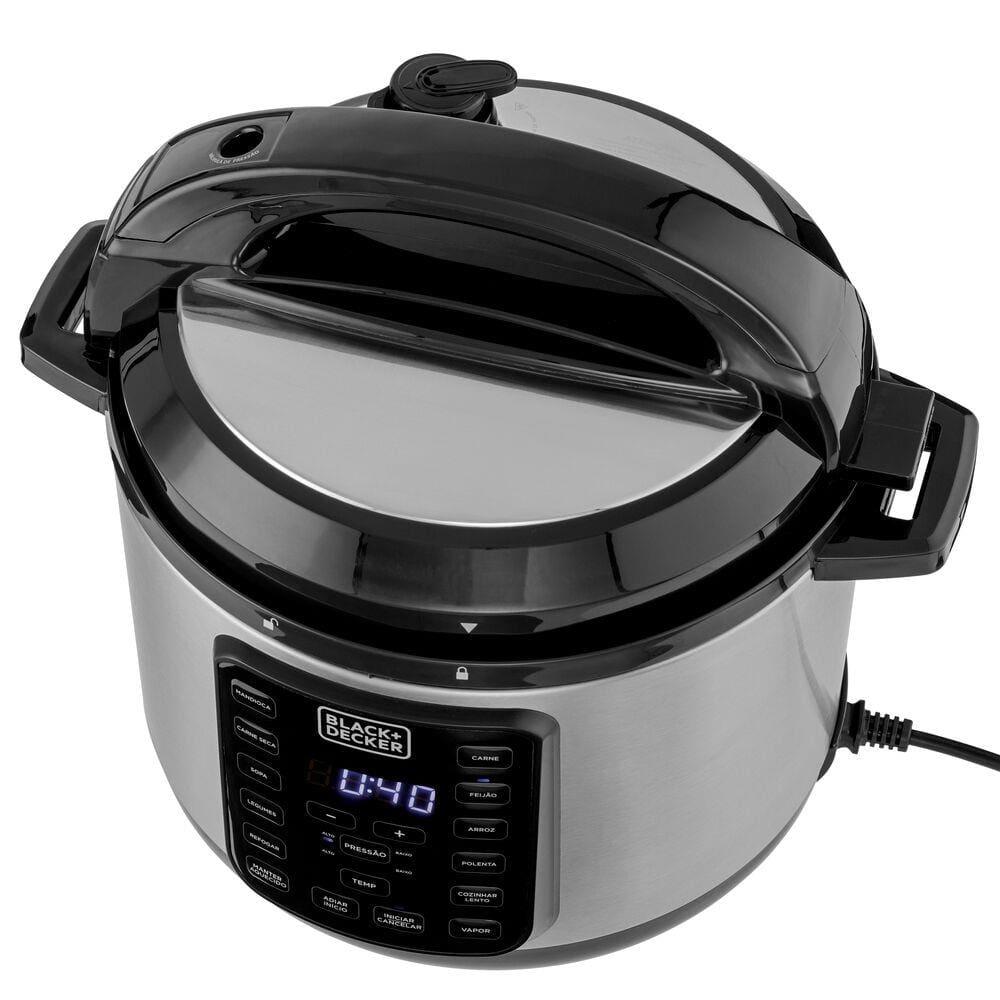 Panela de Pressão Elétrica Black+Decker PP900G Gourmand Gris 5L 900W Inox - 2