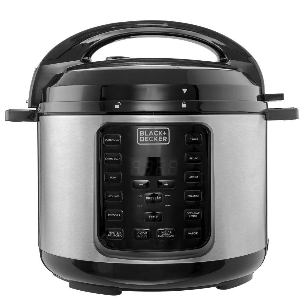 Panela de Pressão Elétrica Black+Decker PP900G Gourmand Gris 5L 900W Inox - 3