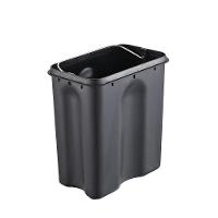 Lixeira Inox Brinox Frame 5L Retangular com Pedal Balde Removível - 6