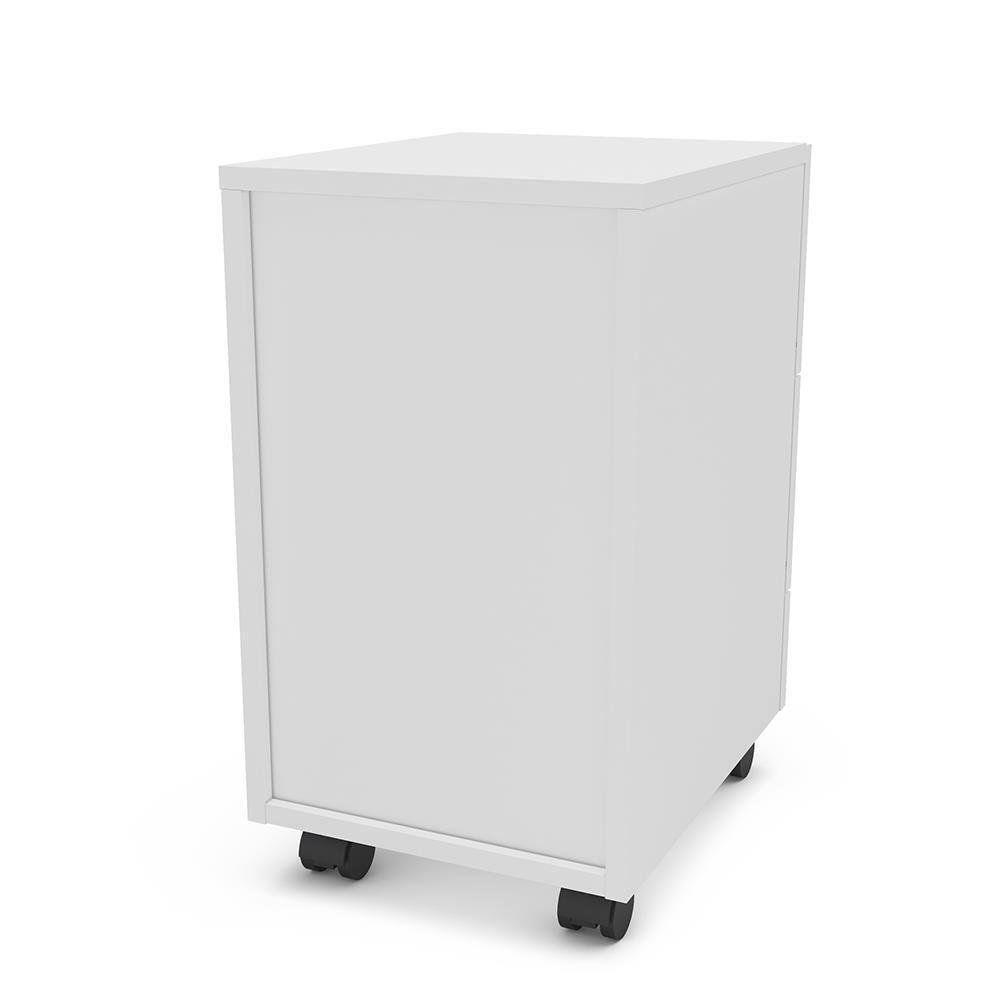 Gaveteiro Politorno Osaka 2 Gavetas com Rodízios 51cm Compacto Vertical MDP - 2