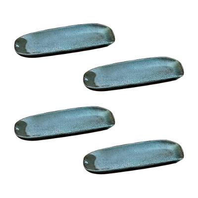 Conjunto de Travessas Ovais Rasas Porto Brasil Orgânico Night Sky 16,5x8cm - 4 Peças
