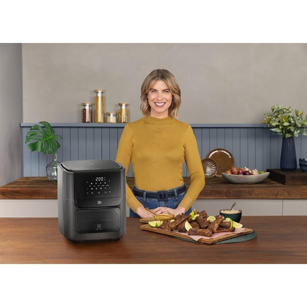 Fritadeira Airfryer Oven Electrolux EAF85 Experience Rita Lobo 12L 1700W 5 em 1 Grafite - 8