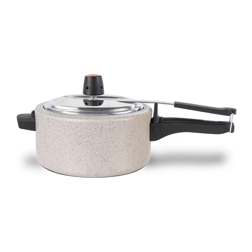 Panela de Pressão Brinox Ceramic Life Vapt 3L Mineral Resist Vanilla - 1