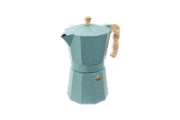 Cafeteira Italiana Brinox Verona 300ml Cabo Soft-Touch Verde - 1