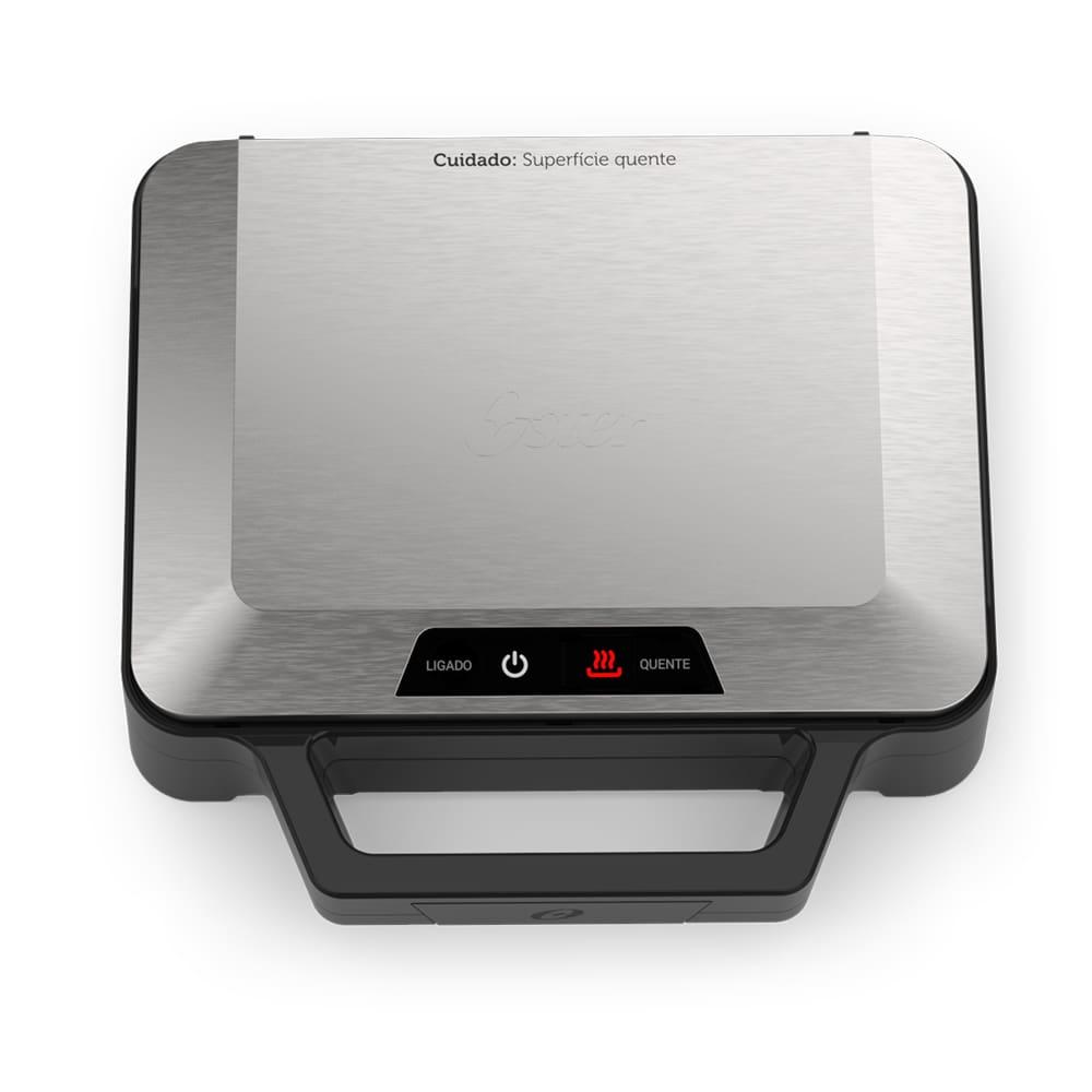 Sanduicheira Oster OSAN500 1000W Chapas Antiaderentes Alça Isotérmica Porta-fio Inox - 3
