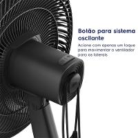 Ventilador de Mesa Electrolux EFD40 DuoForce Air+ 40cm 126W 6 Pás Grafite - 5