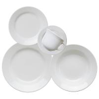 Aparelho de Jantar Biona Donna 20 peças Cerâmica Branco - 1