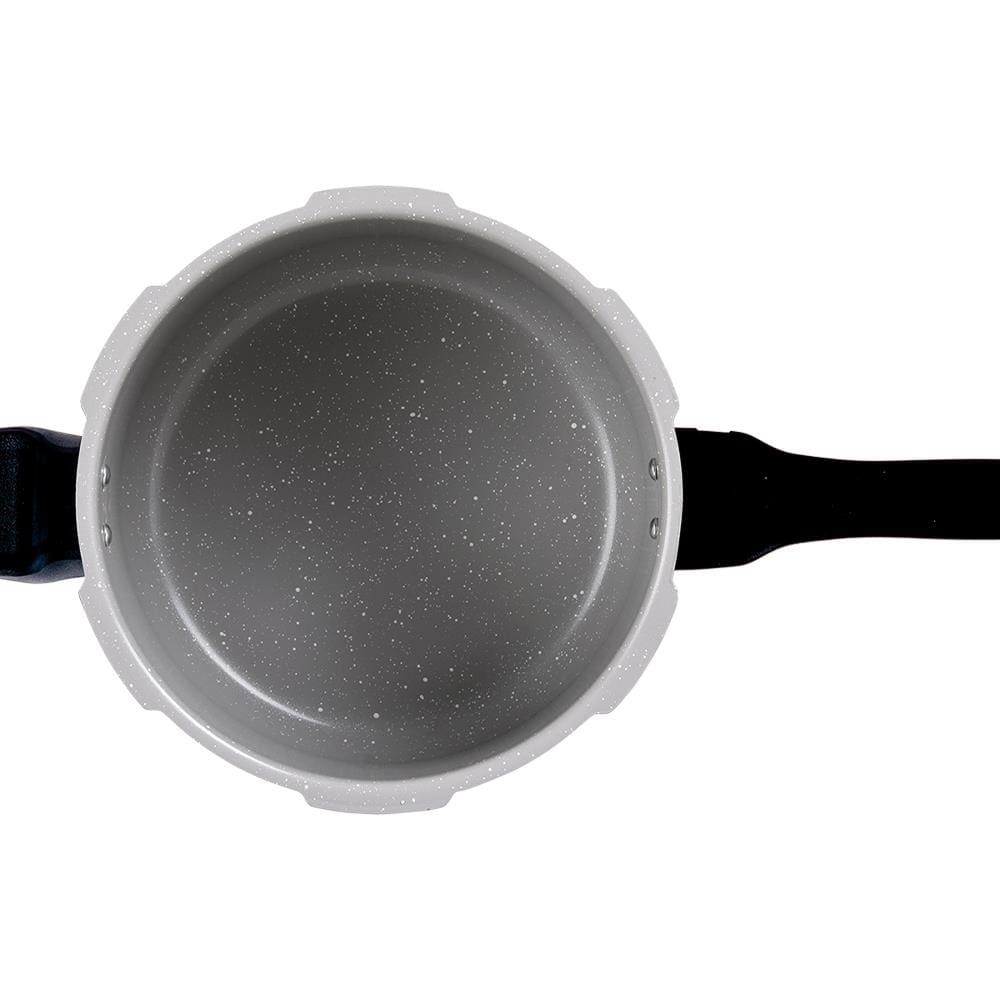 Panela de Pressão Brinox Ceramic Life Super 5,4L Antiaderente Indução Cinza - 2