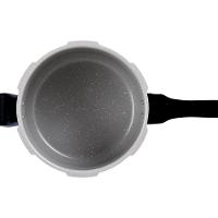Panela de Pressão Brinox Ceramic Life Super 5,4L Antiaderente Indução Cinza - 2