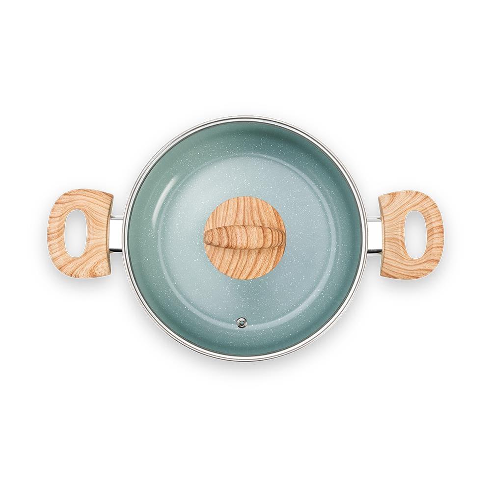 Caçarola Brinox Botânica Ceramic Life 20cm 2,5L Indução Verde - 2