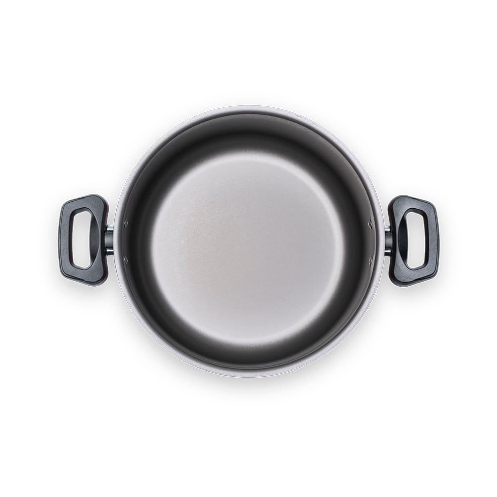 Caçarola Brinox Ruby 20cm 2,3L Antiaderente Pro-Flon Tampa Vidro Vermelha - 3