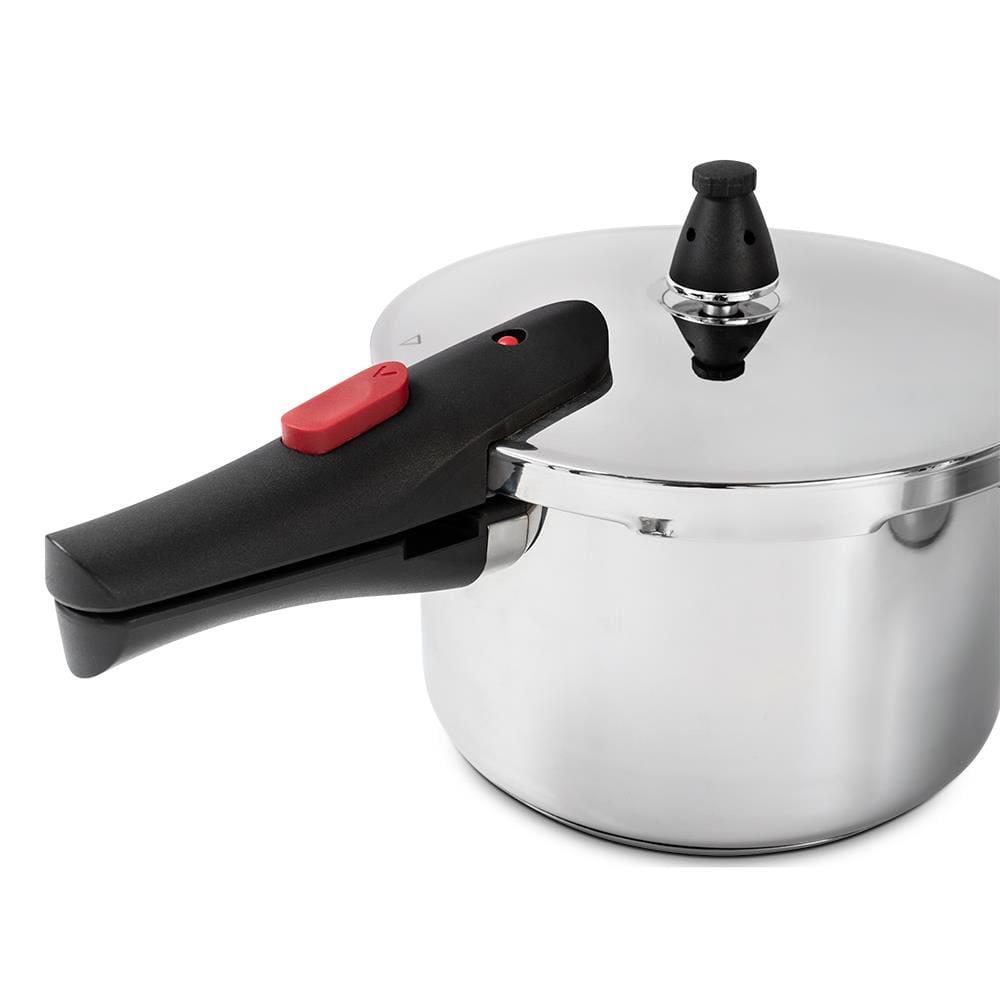 Panela de Pressão Brinox Ultra 6L Inox Fundo Triplo Antiaderente Indução - 3