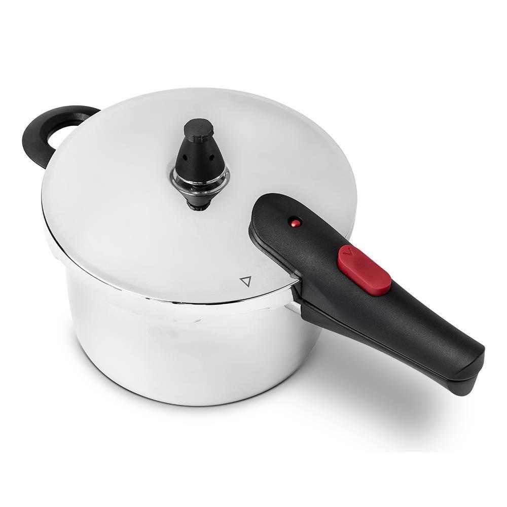 Panela de Pressão Brinox Ultra 4L Inox Fundo Triplo Antiaderente Indução - 1