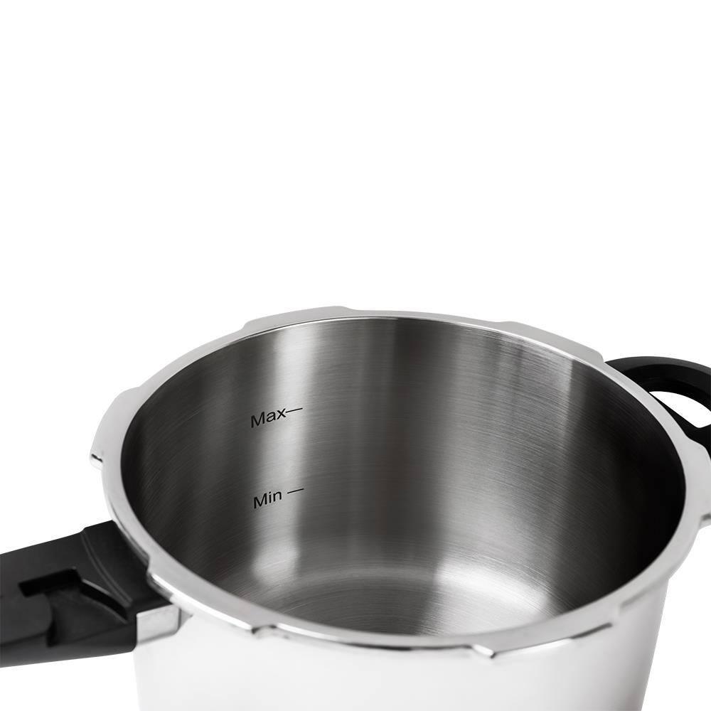 Panela de Pressão Brinox Ultra 4L Inox Fundo Triplo Antiaderente Indução - 7