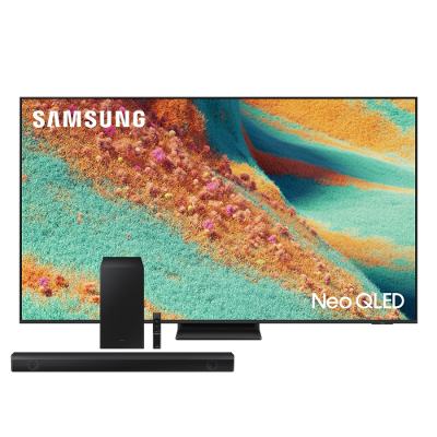 Conjunto Smart TV 55” 4K Samsung Neo QLED QN55QN85FAGXZD + Soundbar Samsung HW-Q600C 360W Bluetooth Dolby Atmos