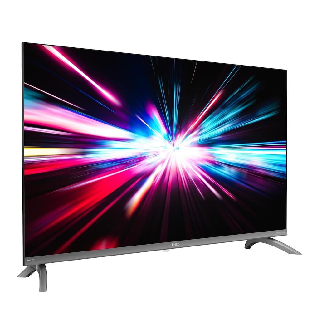 Smart TV 32” Philco LED HD P32CRA Roku TV HDR Dolby Audio Wi-Fi Dual Band HDMI USB - 2