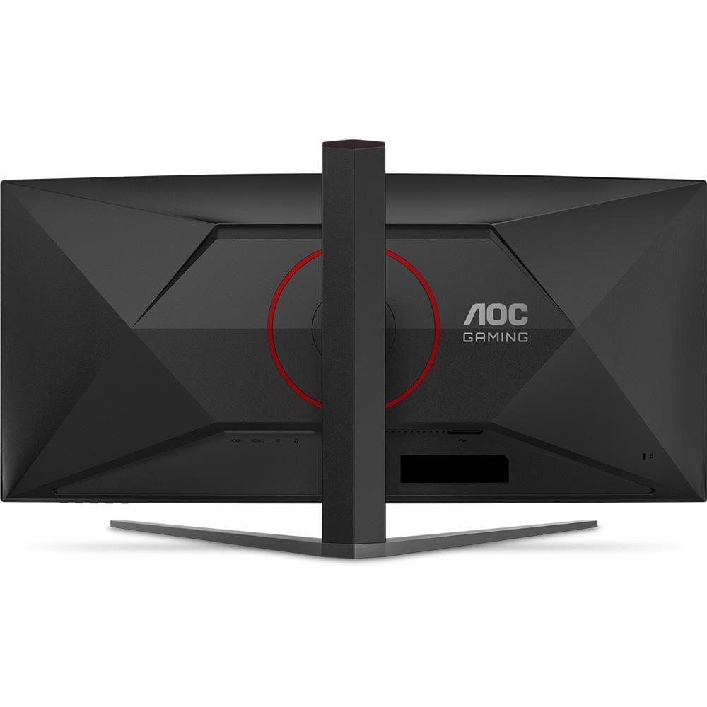 Monitor Gamer Curvo 34" LED AOC AGON U34G4C/57 Ultrawide QHD 180Hz 0,5ms Preto e Cinza - 6