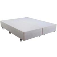 Cama Box Casal King Size Herval Sense Colchão Molas Ensacadas Pillow Top Base Box Bipartida Bege - 3