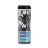 Faqueiro Brinox Riviera 24 Peças Aço Inox Cabo Ergonômico Pote Multifuncional Preto - 1