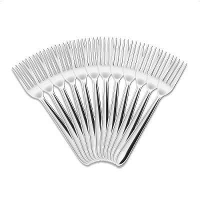 Conjunto de Garfos de Sobremesa Brinox Turim 12 Peças Design Moderno Aço Inox