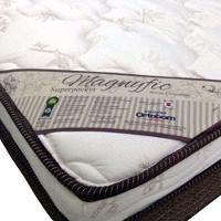 Cama Box de Casal Ortobom Magnyfic com Ortopillow e Molas Ensacadas 65x138x188cm - Marrom/Bege - 5