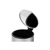 Lixeira Inox Brinox Spin 12L com Pedal Fechamento Suave Balde Removível - 2