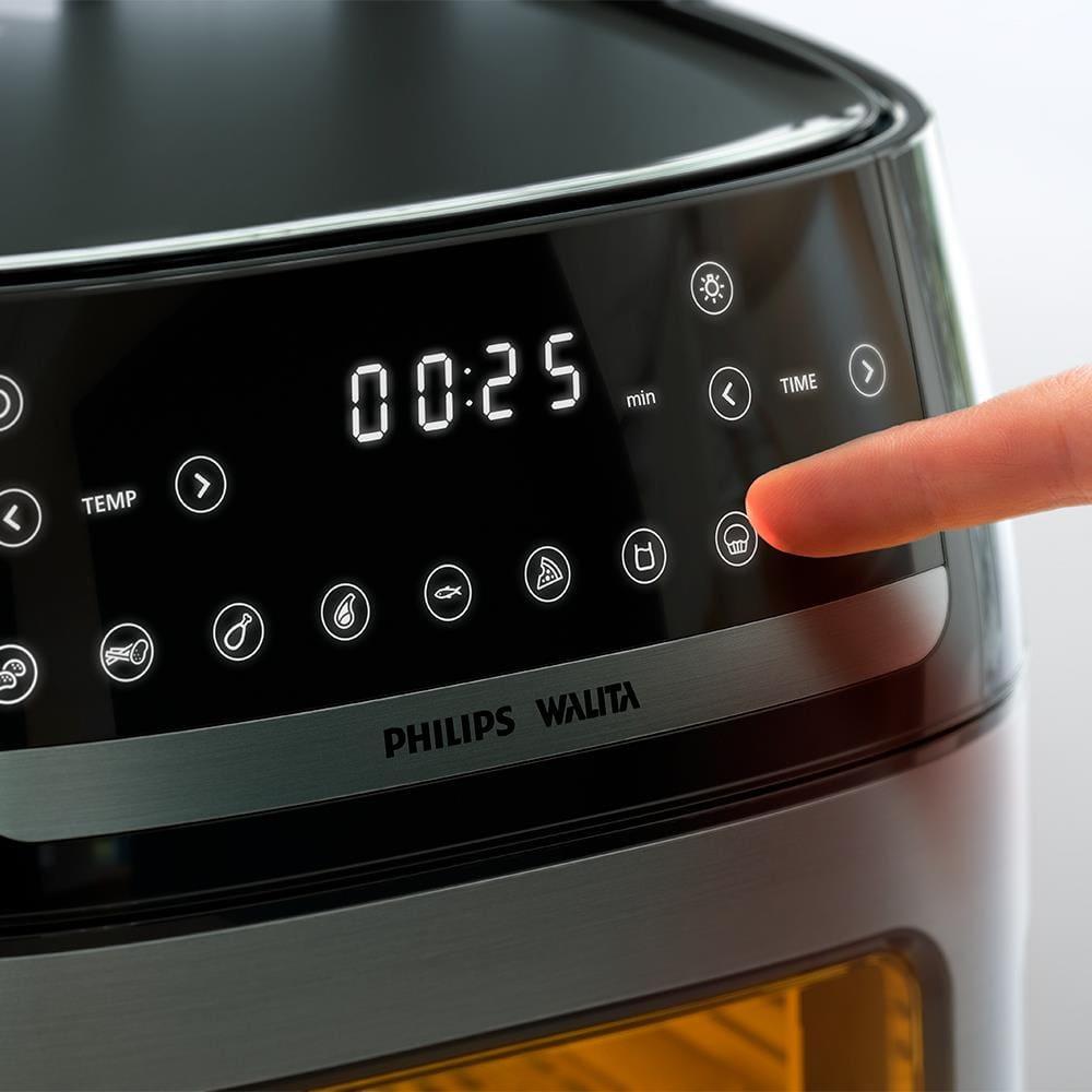 Fritadeira Airfryer Forno Philips Walita Oven AI551 12L 1900W Painel Touch 10 Funções Inox - 4