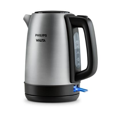 Chaleira Elétrica Philips Walita S3000 HD9350 1,7L Desligamento Automático Filtro Micromesh Inox