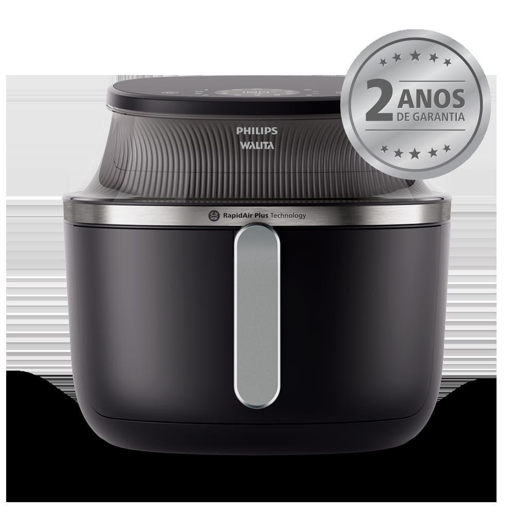 Fritadeira Airfryer Philips Walita NA341 Série 3000 7,2L 2000W Iluminação Interna Preta - 3