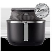 Fritadeira Airfryer Philips Walita NA341 Série 3000 7,2L 2000W Iluminação Interna Preta - 3