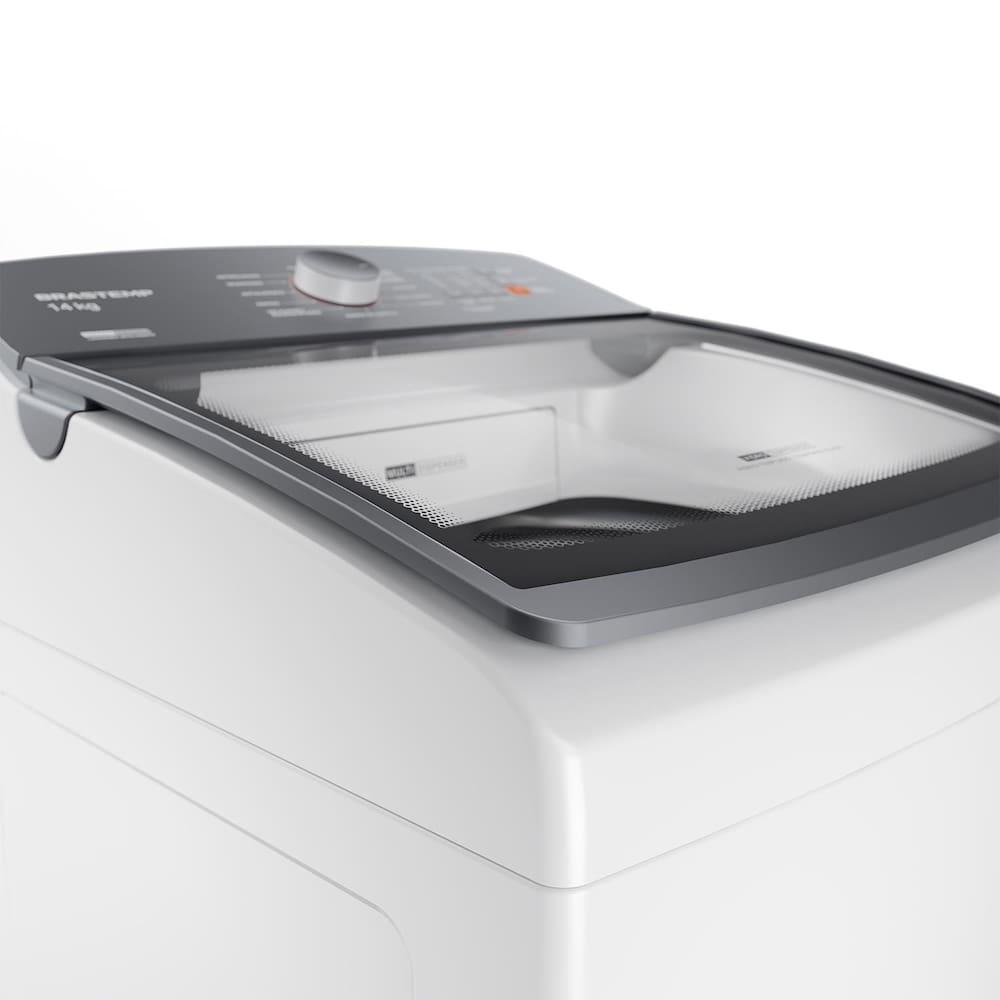 Máquina de Lavar Brastemp BWF14AB 14kg Smart Sensor Ciclo Tira Mancha Cesto Inox Branca - 5