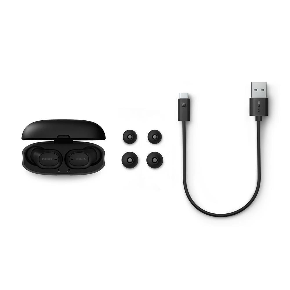Fone de Ouvido Philips TAT2500BK/00 Intra-Auricular True Wireless Bluetooth Cancelamento de Ruído 24h Bateria Preto - 7