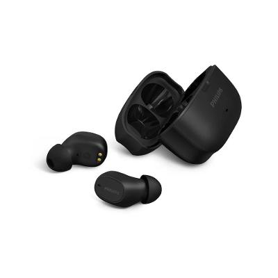Fones de Ouvido True Wireless Philips TAT2500BK/00 Bluetooth Cancelamento de Ruído 24h Bateria Preto