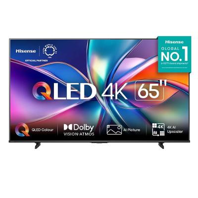 Smart TV 65” 4K UHD Hisense QLED 65Q6QV HDR10 Dolby Atmos Vidaa U9 Preta
