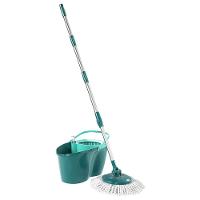 Mop Giratório Odyssey Fit com Balde 8L e Cabo Telescópico – Verde Esmeralda - 1