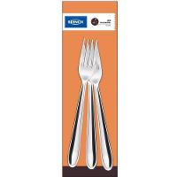 Conjunto de Garfos de Mesa Brinox Turim 3 Peças Design Moderno Aço Inox - 1