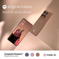 Smartphone Motorola Edge 60 Fusion 5G Tela 6,7” 256GB Câmera Sony 50MP Pantone Mocha Mouse