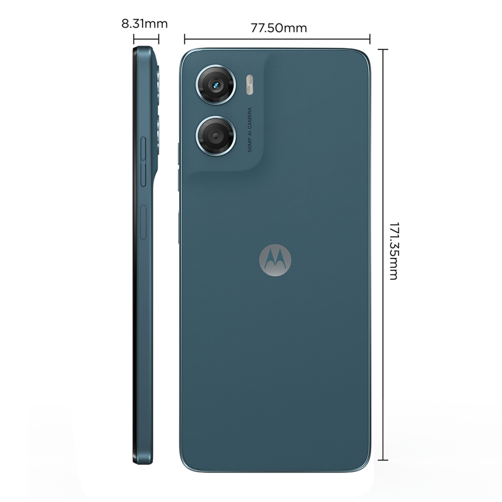 Smartphone Motorola Moto g06 4G Tela 6,9” 128GB Câmera 50MP Azul Marinho - 9