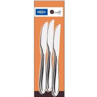 Conjunto de Facas de Churrasco Brinox Lyon Aço Inox 3 Peças Aço Inox Polido com Friso - 1