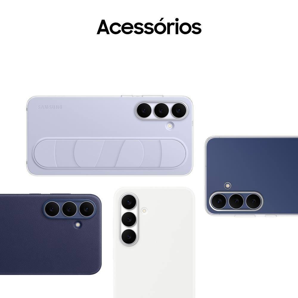 Smartphone Samsung Galaxy S25 FE 5G Tela 6,7” AMOLED 256GB 8GB RAM Câmera 50MP Azul - 8