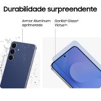 Smartphone Samsung Galaxy S25 FE 5G Tela 6,7” AMOLED 256GB 8GB RAM Câmera 50MP Azul - 7