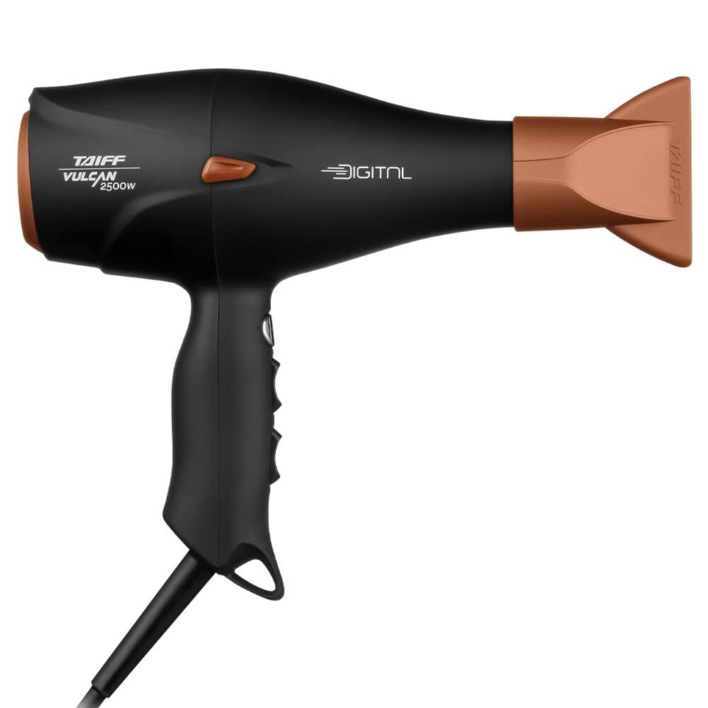 Secador de Cabelo Taiff Vulcan Digital 2500W Motor Digital Íons Anti-Frizz Preto e Cobre - 4