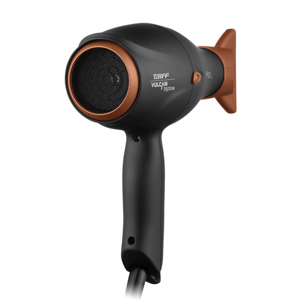 Secador de Cabelo Taiff Vulcan Digital 2500W Motor Digital Íons Anti-Frizz Preto e Cobre - 7