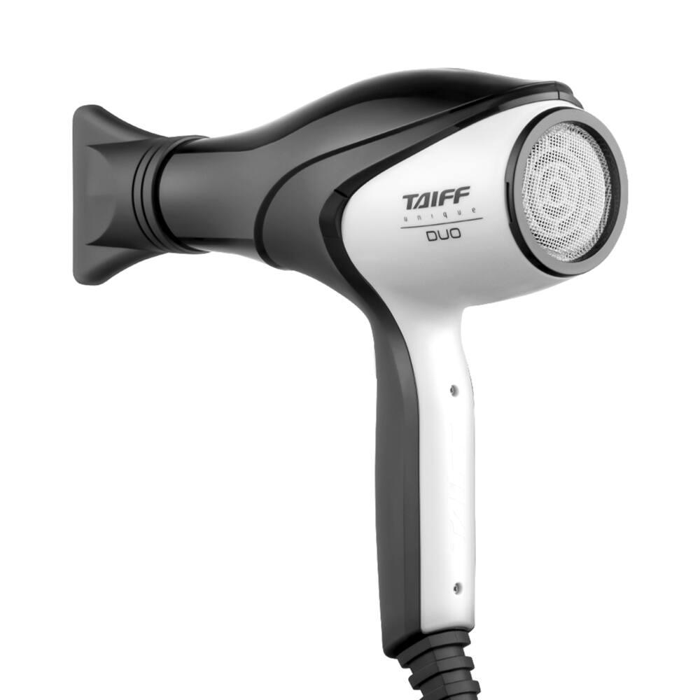 Secador de Cabelo Taiff Unique Duo 2700W Íons Anti-frizz Bivolt Preto e Branco - 1