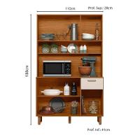 Cozinha Compacta Poliman New Livia 6 Portas 1 Gaveta - 6