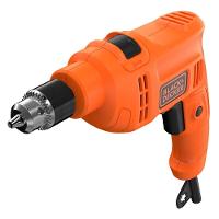 Furadeira de Impacto Black+Decker BED710450 3/8” 450W Empunhadura Ergonômica Gatilho Anatômico Laranja e Preta - 3