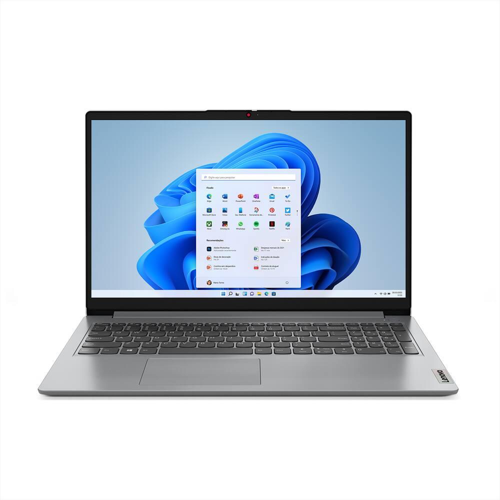 Notebook 15.6” Lenovo IdeaPad1 Windows 11 Intel Core i3-1315U 8GB RAM 256GB SSD Cinza + Microsoft 365 Personal - 3