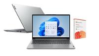 Notebook 15.6” Lenovo IdeaPad1 Windows 11 Intel Core i3-1315U 8GB RAM 256GB SSD Cinza + Microsoft 365 Personal - 1